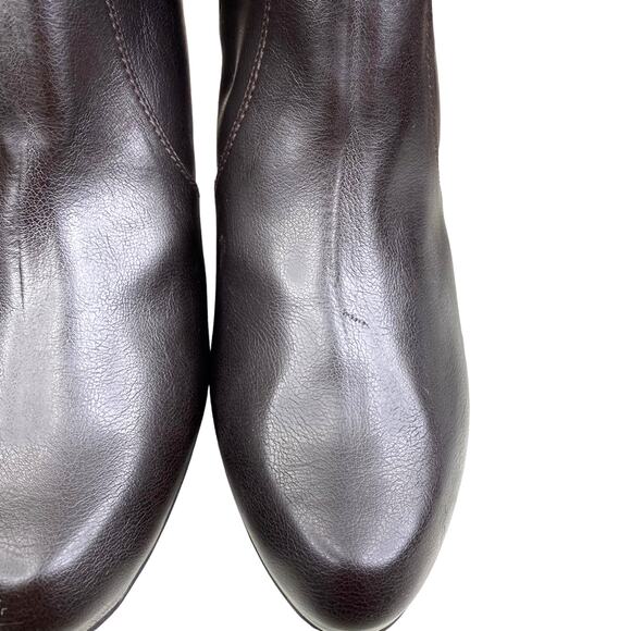 Stuart Weitzman Women’s Brown Side Zip Fur Trimmed Ankle Boot Size US 10 - Picture 14 of 15